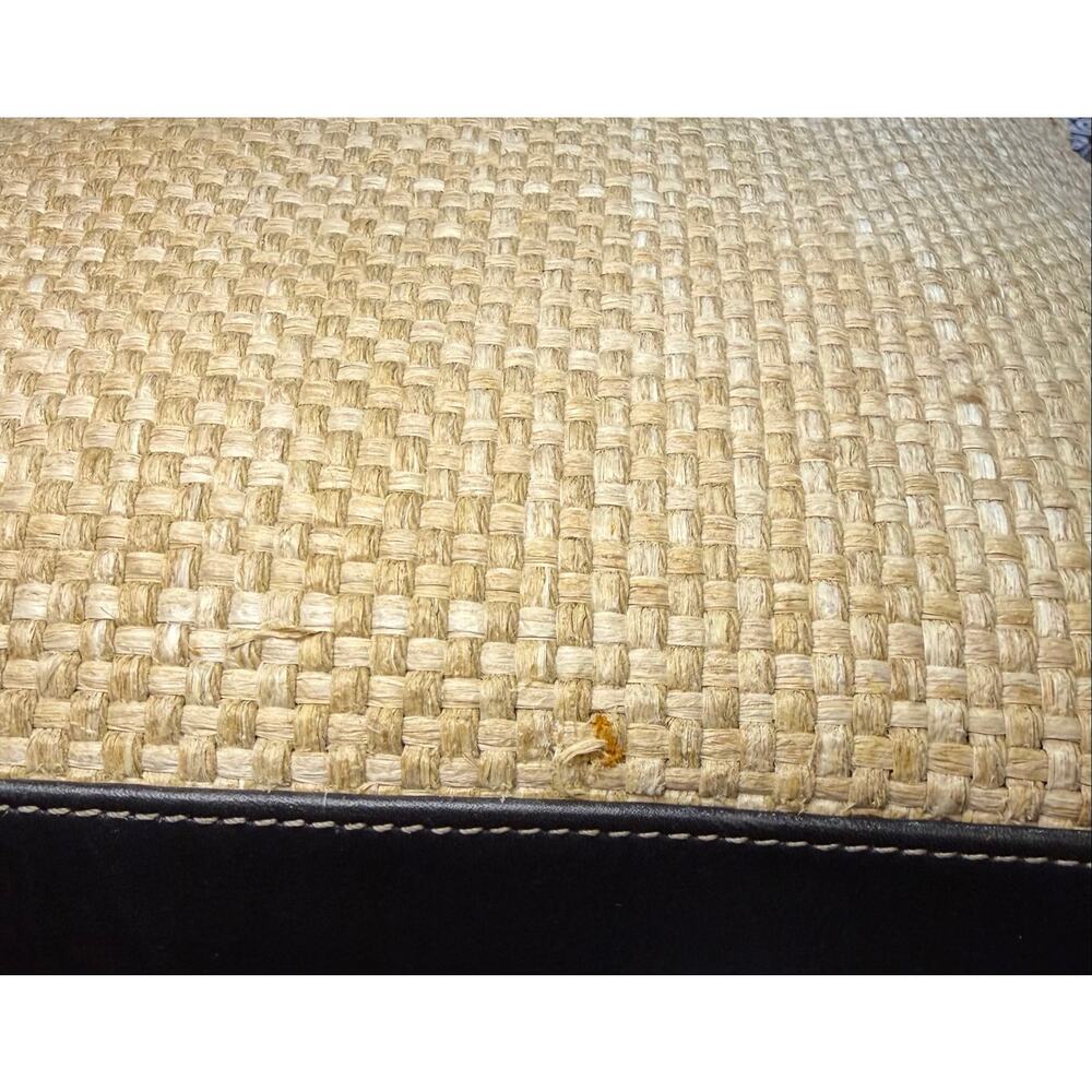 Vintage Coach 8157 Straw Cabana Lunch Tote - Picture 10 of 14